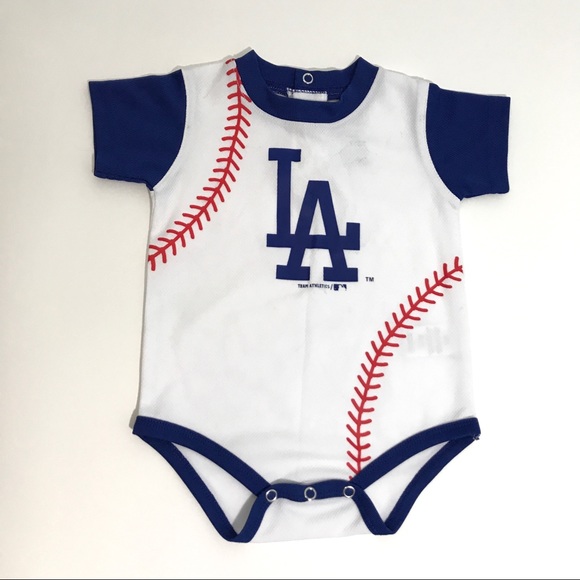 dodgers baby romper